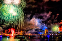 FW104 Fireworks, Sydney Harbour, New Years Eve